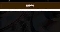 Desktop Screenshot of analogyrecords.org