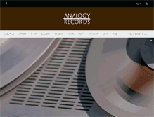 Tablet Screenshot of analogyrecords.org